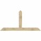 Ekena Millwork Portland Rough Sawn Timber Gable Bracket, Douglas Fir, 84"W x 42"H x 6"D x 6"F, 12/12 Pitch GBW084X42X0606POR00RDF - alternate 1